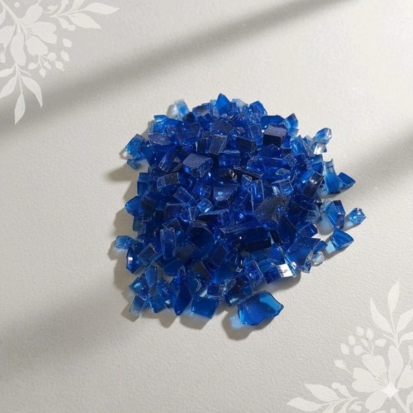Firepet Glass 1kg Deep Blue 
