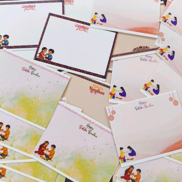 Rakhi packing Cards 30 Pc + 30Packing Polythene 