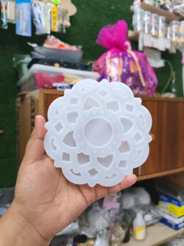 Mandala Tea Light Tray Mold 