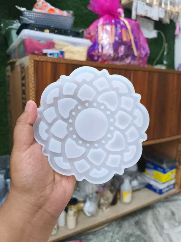 Mandala Tea Light Tray Mold 