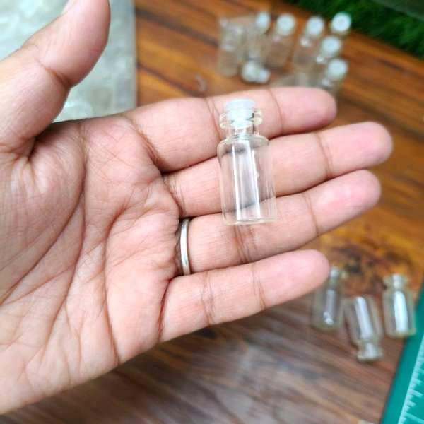 Glass Bottle Pack Of 6 Pc (3.5 Cm) 