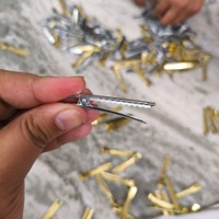  Alligator Pin / Clip Golden 1.5 Inch (10pc)