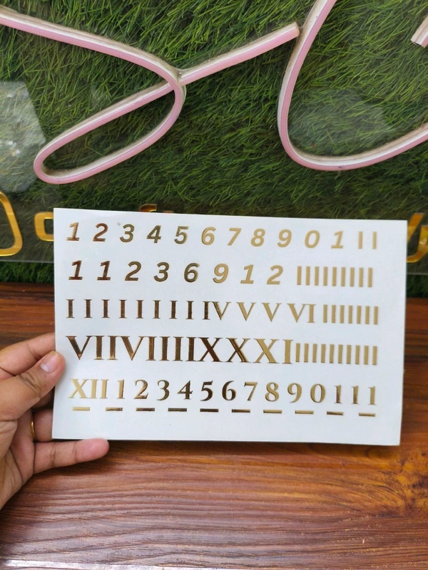 Golden  Embossed Insert Sheet (A5)