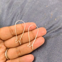 Kidney Earing Hook Silver (10grms) 