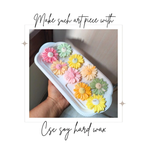 Soy Wax Hard  1kg For Molds 