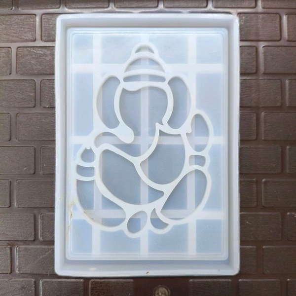 3D Ganpati  Frame Mold (6.5"3.5 Inch ) 