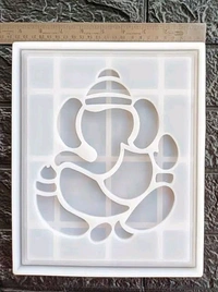 3D Ganpati  Frame Mold (6.5"3.5 Inch ) 