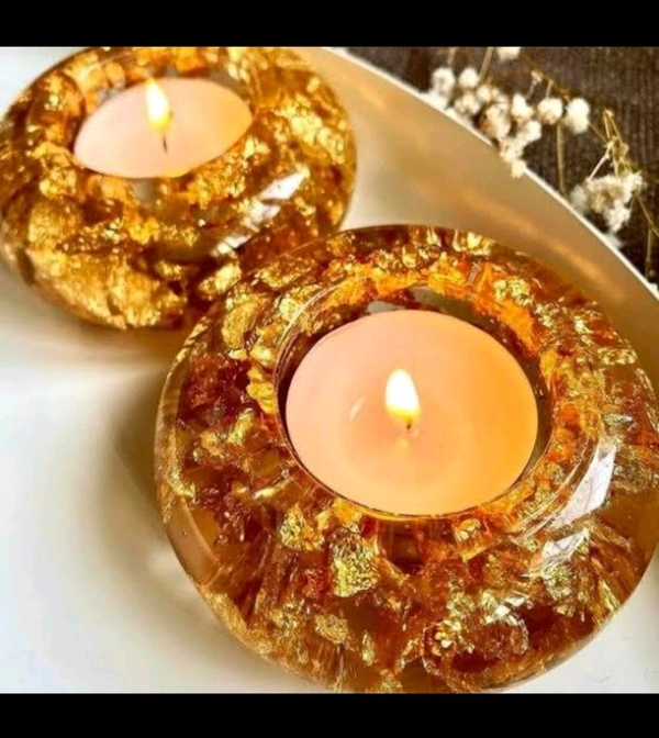 Round Tealight Mold ( Candle , Concrete And Resin ) 