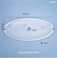 Wine Glass Holder And Colour Palette ,Tray  Plain Mold 