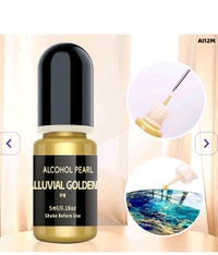 Alcoholic Metallic Pigment Ink Set Of 12 Pieces