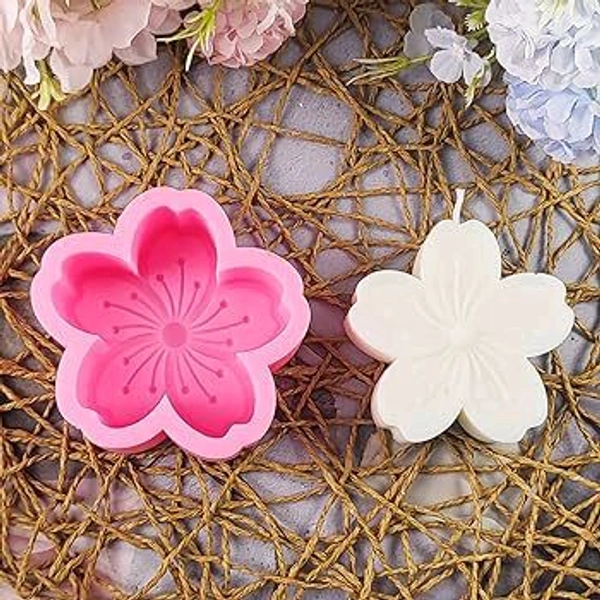 Candle big Flower Mold 