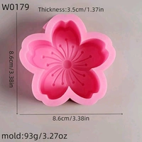 Candle big Flower Mold 