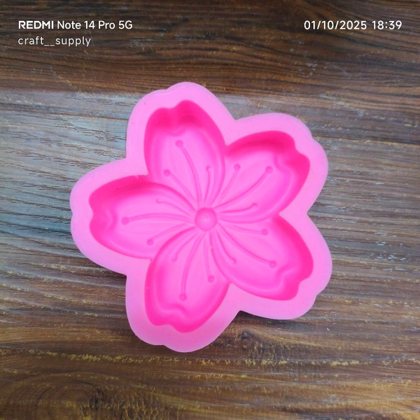 Candle big Flower Mold 