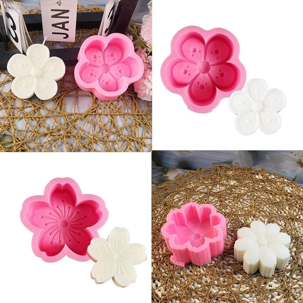 Candle big Flower Mold 