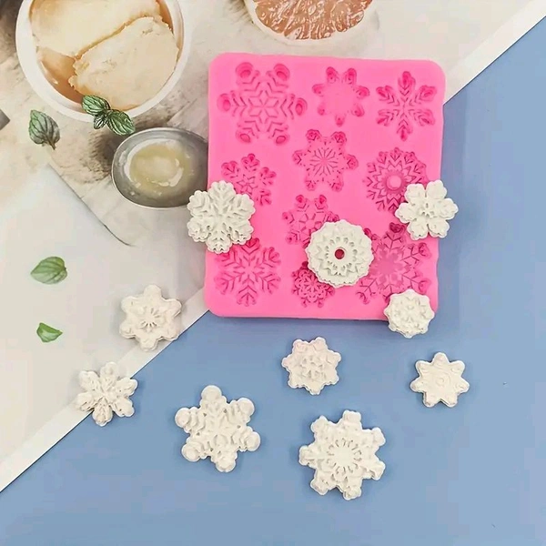 Snowflake Candle Mold 
