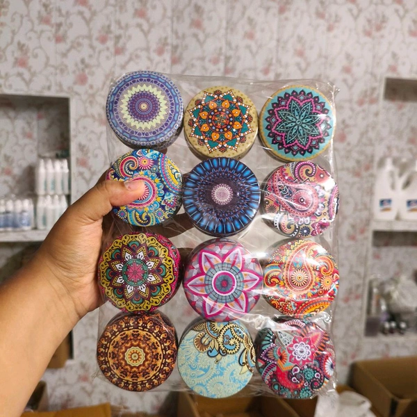 Mandala Tin Jars 1 Pc 