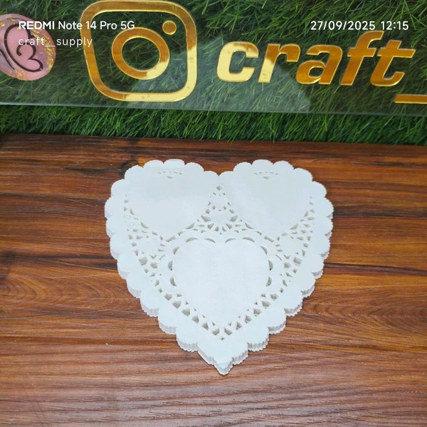 Heart Doillie 6" Inch (100 Pc Pack 