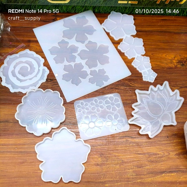 Flower 7 Pc Mold Combo For Festival Season 