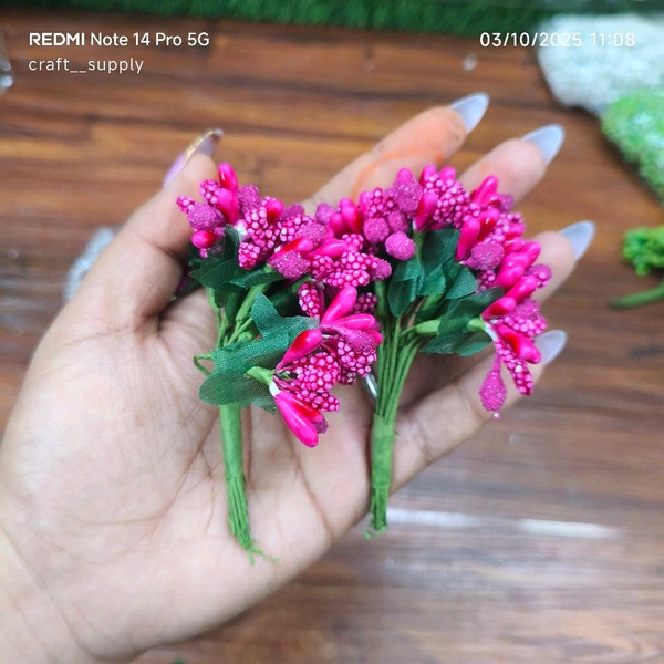 Pollen Bunch Of 12 (144 Pc) Pink 