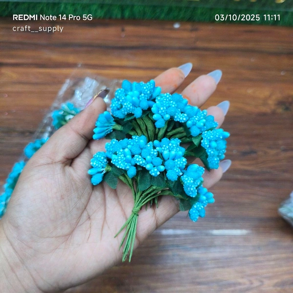 Pollen Bunch Of 12 (144 Pc) Blue 