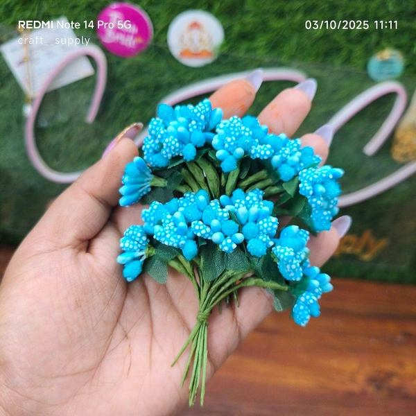 Pollen Bunch Of 12 (144 Pc) Blue 