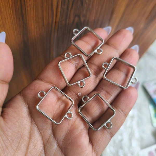 Bracelet Bezel Pack Of 5 Silver 