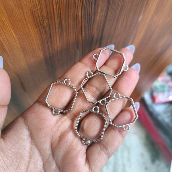 Bracelet Bezel Pack Of 5 Silver 