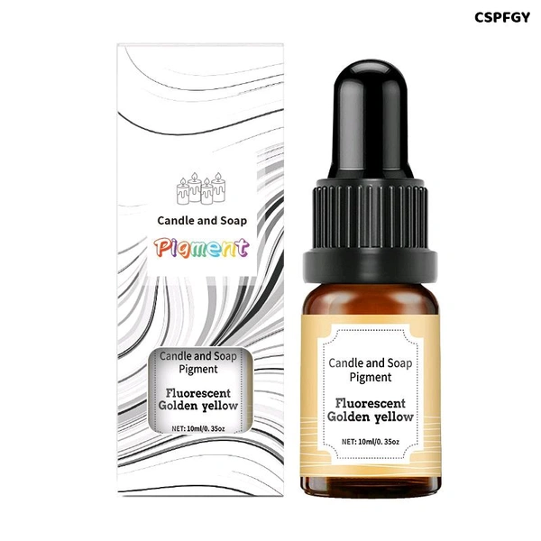 Candle And soap Colour 10 Ml Fluorescent Golden Yellow 