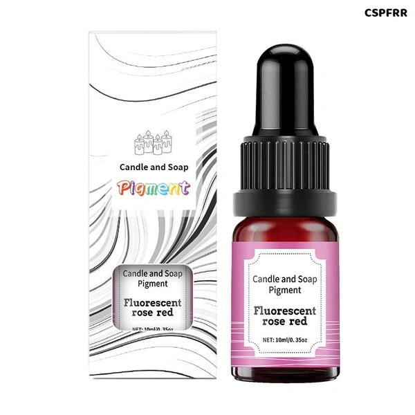 Candle And soap Colour 10 Ml Fluorescent Rose  Red 
