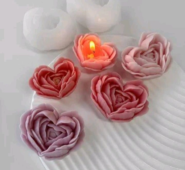 Heart Peony Flower Mold