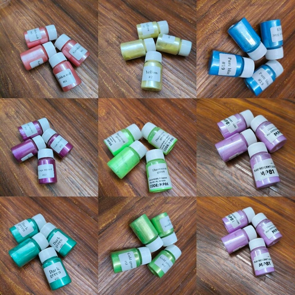 Mica Powder Set Of 25 Pcs 
