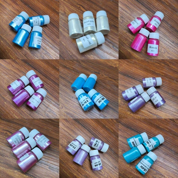 Mica Powder Set Of 25 Pcs 