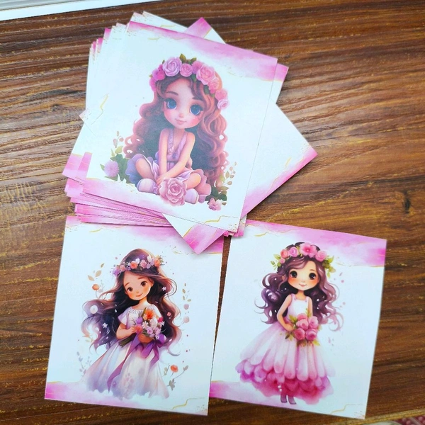 Display Cards 3.5"4 Inch 50 Pcs (Non Personalised) Kids 