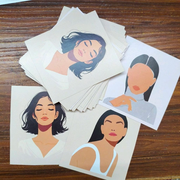 Display Cards 3.5"4 Inch 50 Pcs (Non Personalised) Western 