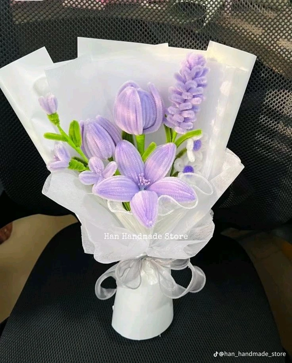 Pipe Cleaner Pack Of 100 Pastle Purple 