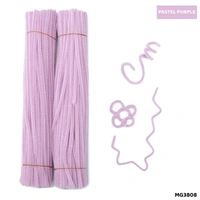 Pipe Cleaner Pack Of 100 Pastle Purple 