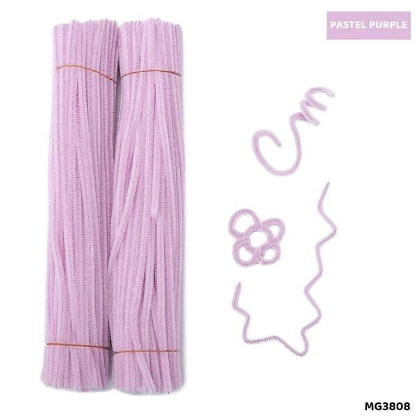 Pipe Cleaner Pack Of 100 Pastle Purple 