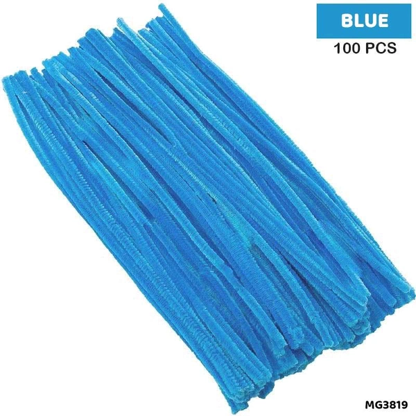 Pipe Cleaner Pack Of 100  Blue