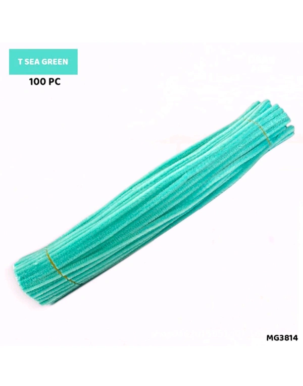 Pipe Cleaner Pack Of 100  Sea Green