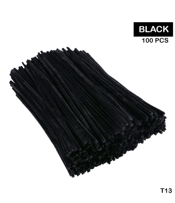 Pipe Cleaner Pack Of 100  Black 