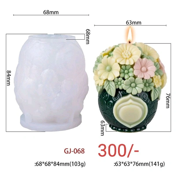 Candle Mold Gi 068 
