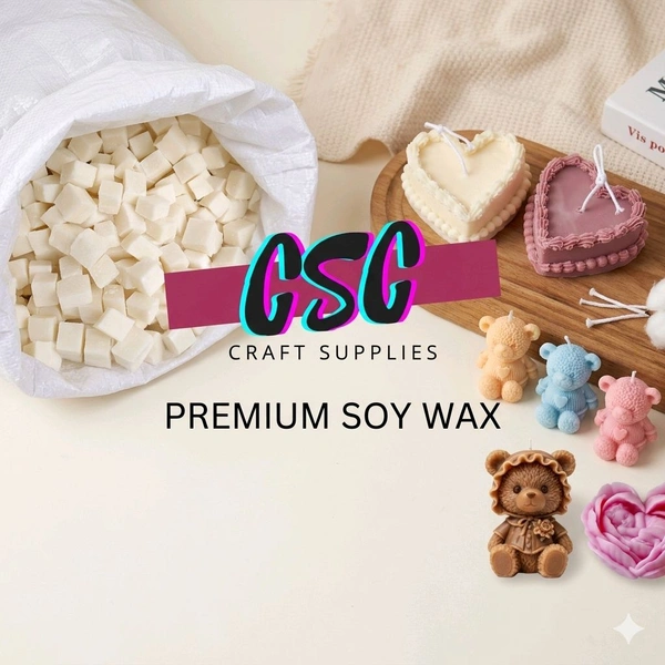 Soy Wax Soft  Half Kg For (Molds And Jar) 