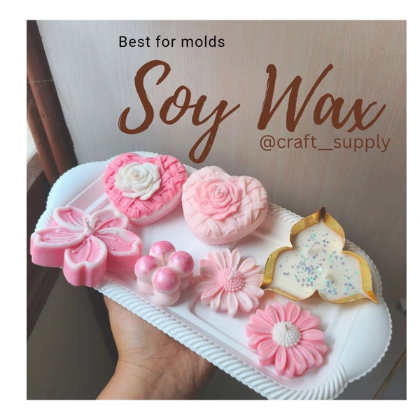 Soy Wax Soft 5 Kg For ( Molds And Jars) 