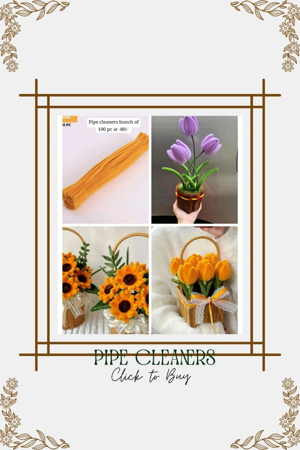 Pipe Cleaner Pack Of 10 Bunches 