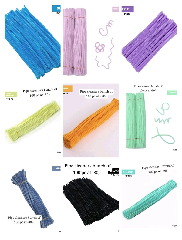 Pipe Cleaner Pack Of 10 Bunches 