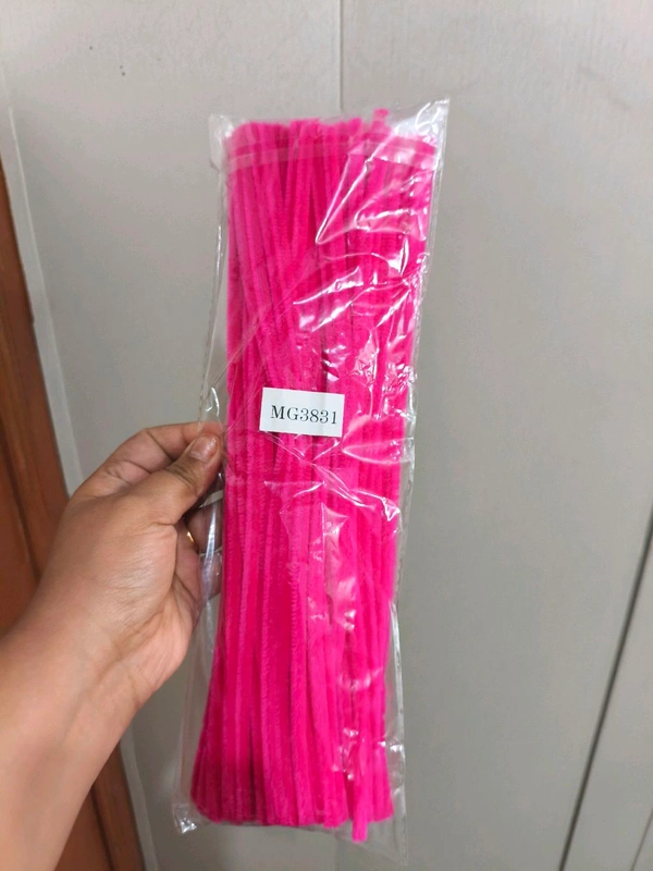 Pipe Cleaner Pack Of 100 Dark Pink 3831