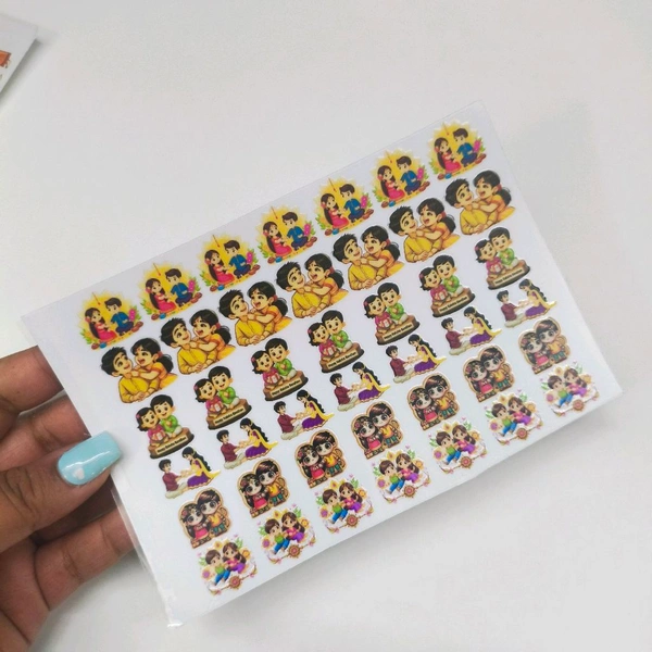 Rakhi Uv DTF Sticker Sheet Size a6 