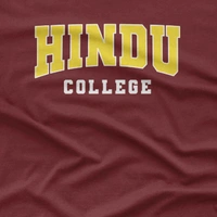 Hindu College T-shirt - Maroon - S