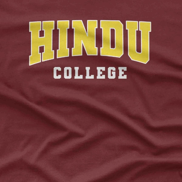 Hindu College T-shirt - Maroon - S