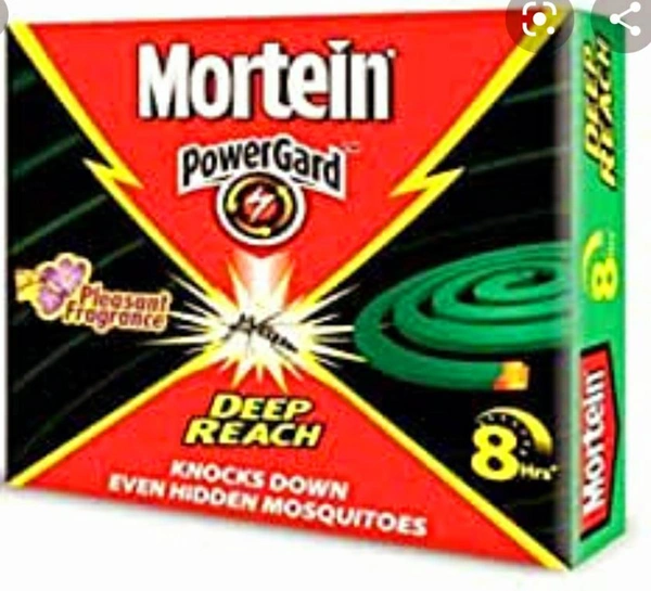 Mortein PowerGard 8hrs Coil, 100% Protection from Dengue, 10 Coils